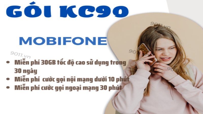 Đăng ký gói cước KC90 Mobifone