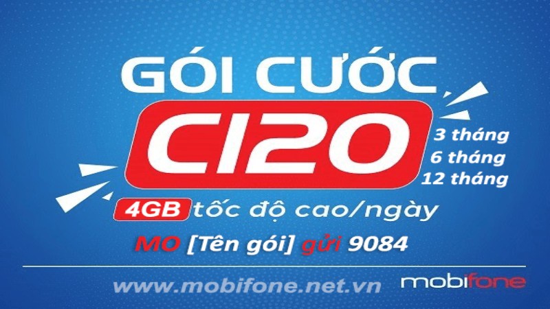 Đăng ký gọi Mobi tháng gói 3C120, gói 6C120, gói 12C120