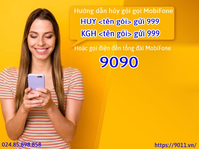 2 cách hủy gói gọi nội mạng Mobi bạn cần phải biết