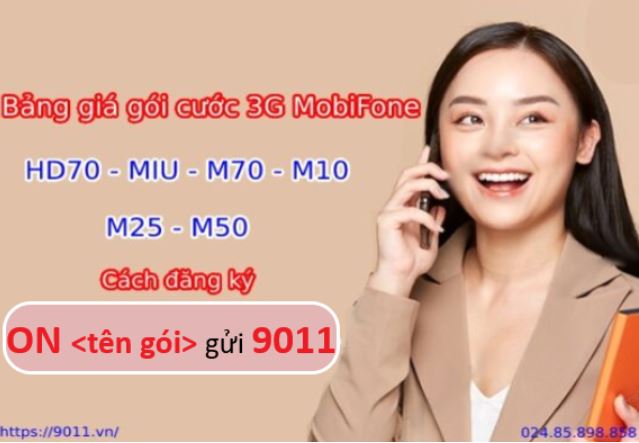 Bảng giá gói cước 3G MobiFone mới nhất của năm 2022