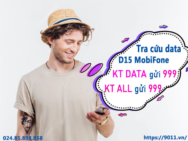 Các cách tra cứu dung lượng gói D15 MobiFone