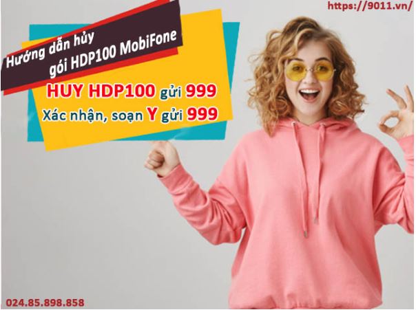 Cách hủy gói cước HDP100 MobiFone nhanh nhất