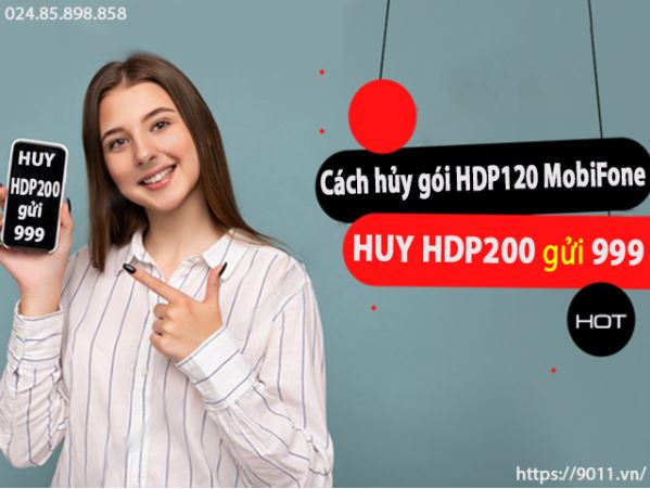 Cách hủy gói cước HDP120 MobiFone bằng tin nhắn