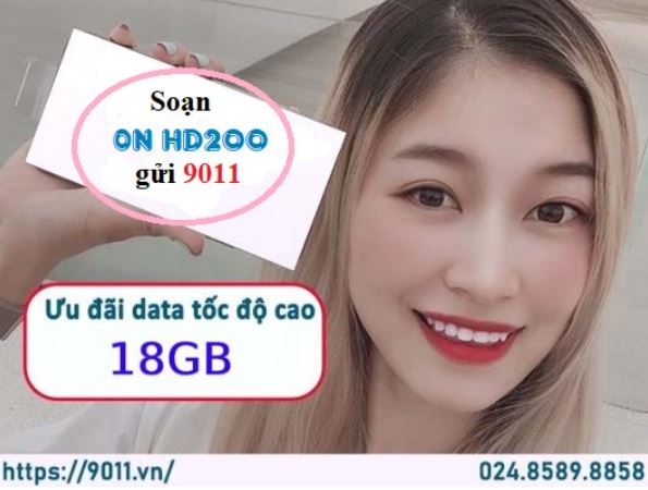 Có ngay 18GB data khi đăng ký  4G Mobi tháng HD200