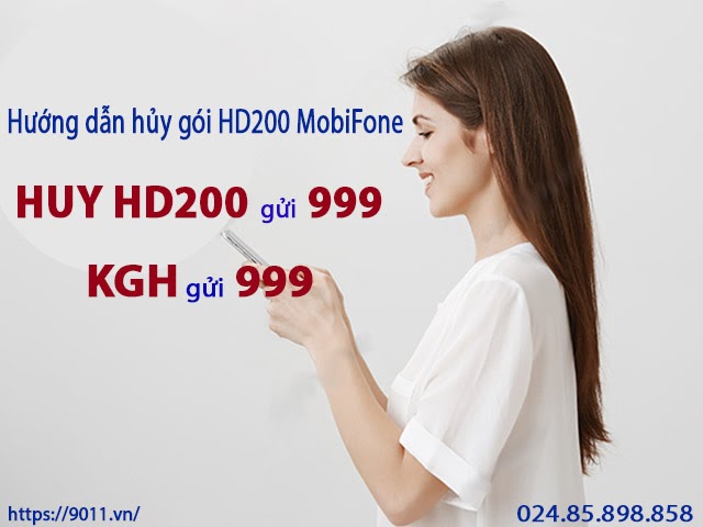 Hướng dẫn cách hủy gói 4G MobiFone HD200