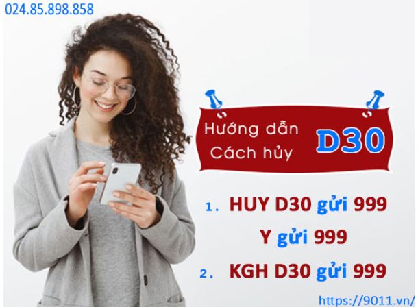 Hướng dẫn cách hủy gói D30 MobiFone nhanh nhất