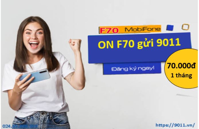 Hướng dẫn đăng ký gói cước F70 MobiFone Fast Connect