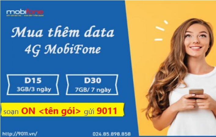 Hướng dẫn mua thêm dung lượng 4G MobiFone giá rẻ