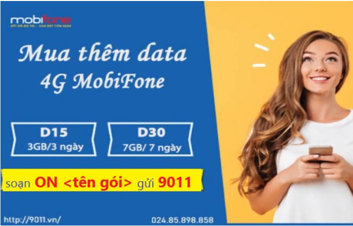 Hướng dẫn mua thêm dung lượng 4G MobiFone giá rẻ