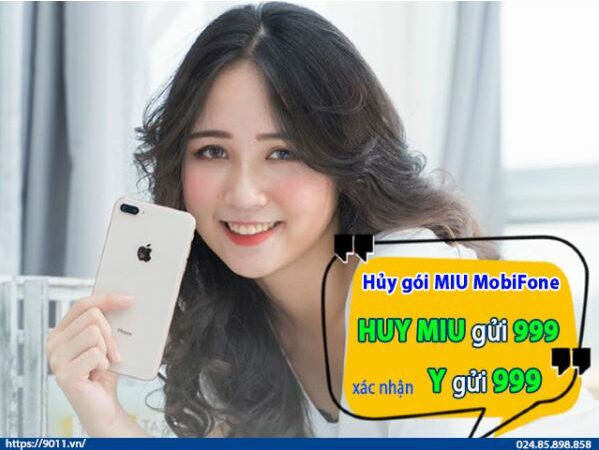 Hủy gói MIU MobiFone qua tin nhắn siêu dễ, siêu nhanh