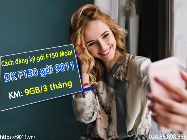 Miễn phí hòa mạng 3 tháng khi đăng ký gói cước F150 MobiFone