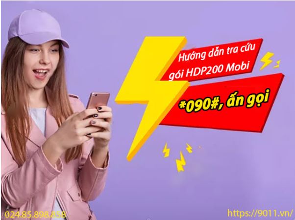 Cách kiểm tra ưu đãi còn lại gói HDP200 MobiFone