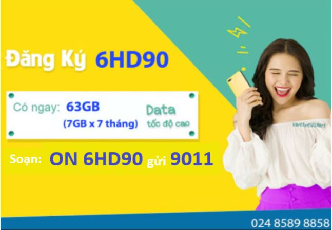 Tiết kiệm hơn và ưu đãi hơn khi đăng ký 4G MobiFone gói 6HD90