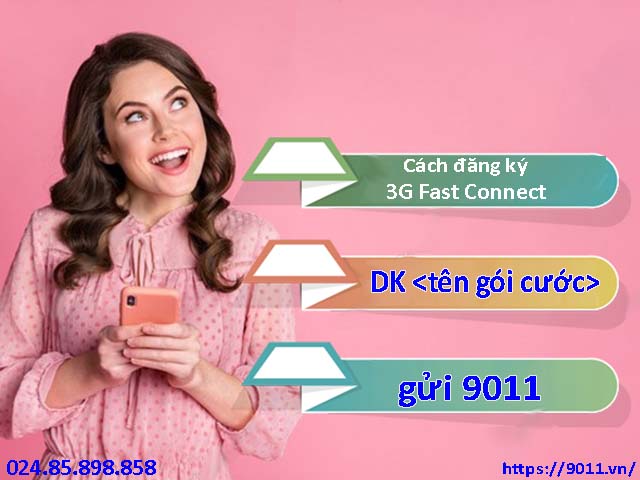 Tổng hợp các gói cước 3G Fast Connect mới nhất 2022