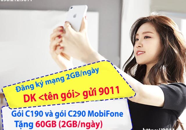 Đăng ký các gói data MobiFone ưu đãi 2GB/ ngày