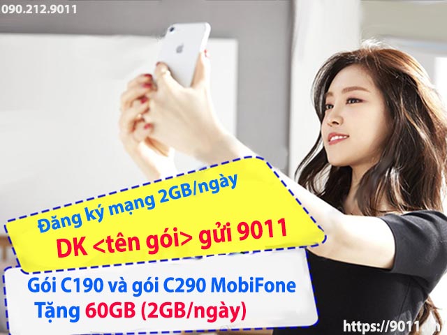 Đăng ký các gói data MobiFone ưu đãi 2GB/ ngày