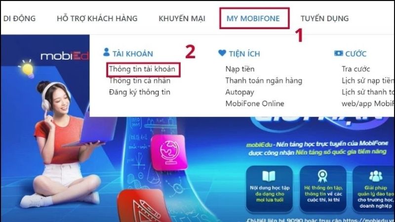 hướng dẫn kiểm tra gói cước mobifone