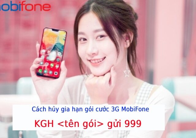 Hướng dẫn hủy gia hạn 3G MobiFone qua SMS siêu nhanh