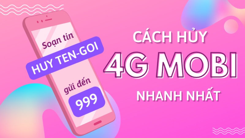 Cách hủy gói gọi MobiFone chỉ với 1 tin nhắn