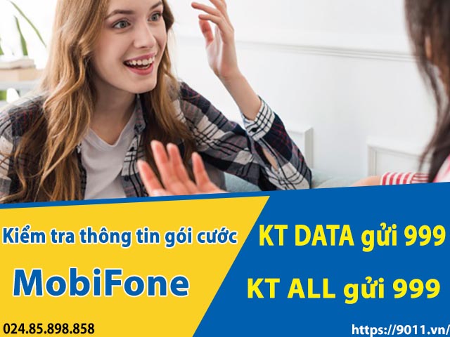 Hướng dẫn kiểm tra thông tin gói cước của Mobi đang dùng