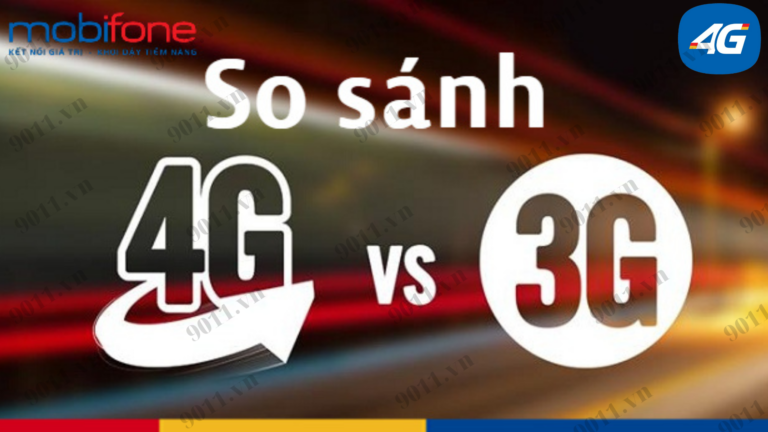 SO SÁNH: Tốc độ 3G và 4G MobiFone hơn nhau nhiều không?