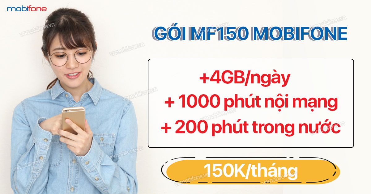 Thông tin chi tiết về gói MF150 Mobifone trả sau