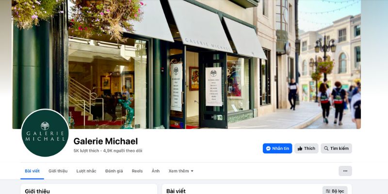 Theo dõi fanpage Galerie Michael để cập nhật sự kiện mới